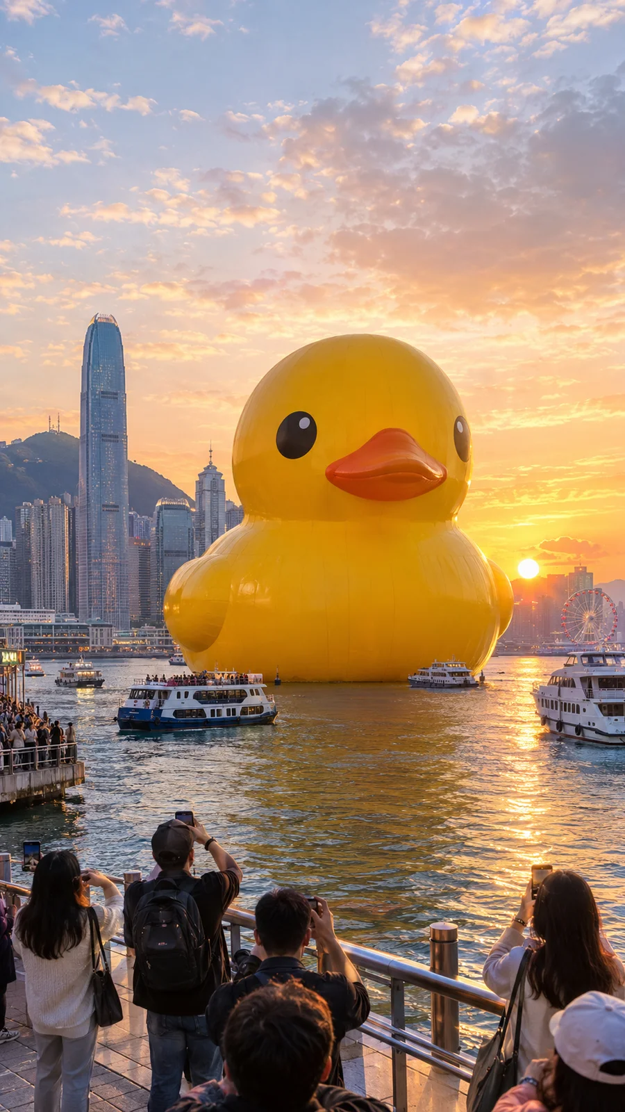 港に浮かぶ巨大ラバーダック - 7