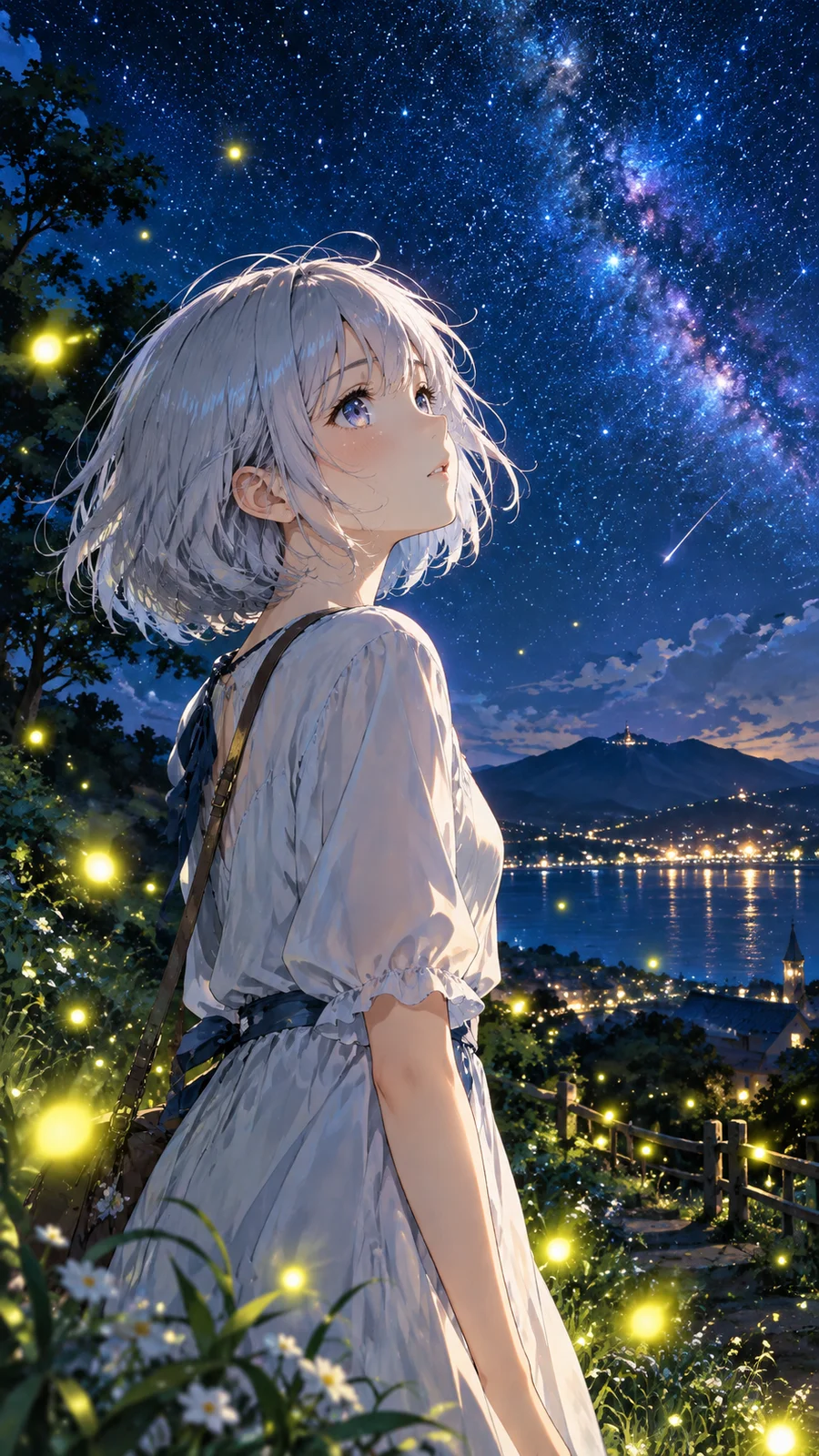 星降る夜の銀髪少女と蛍の光 - 6