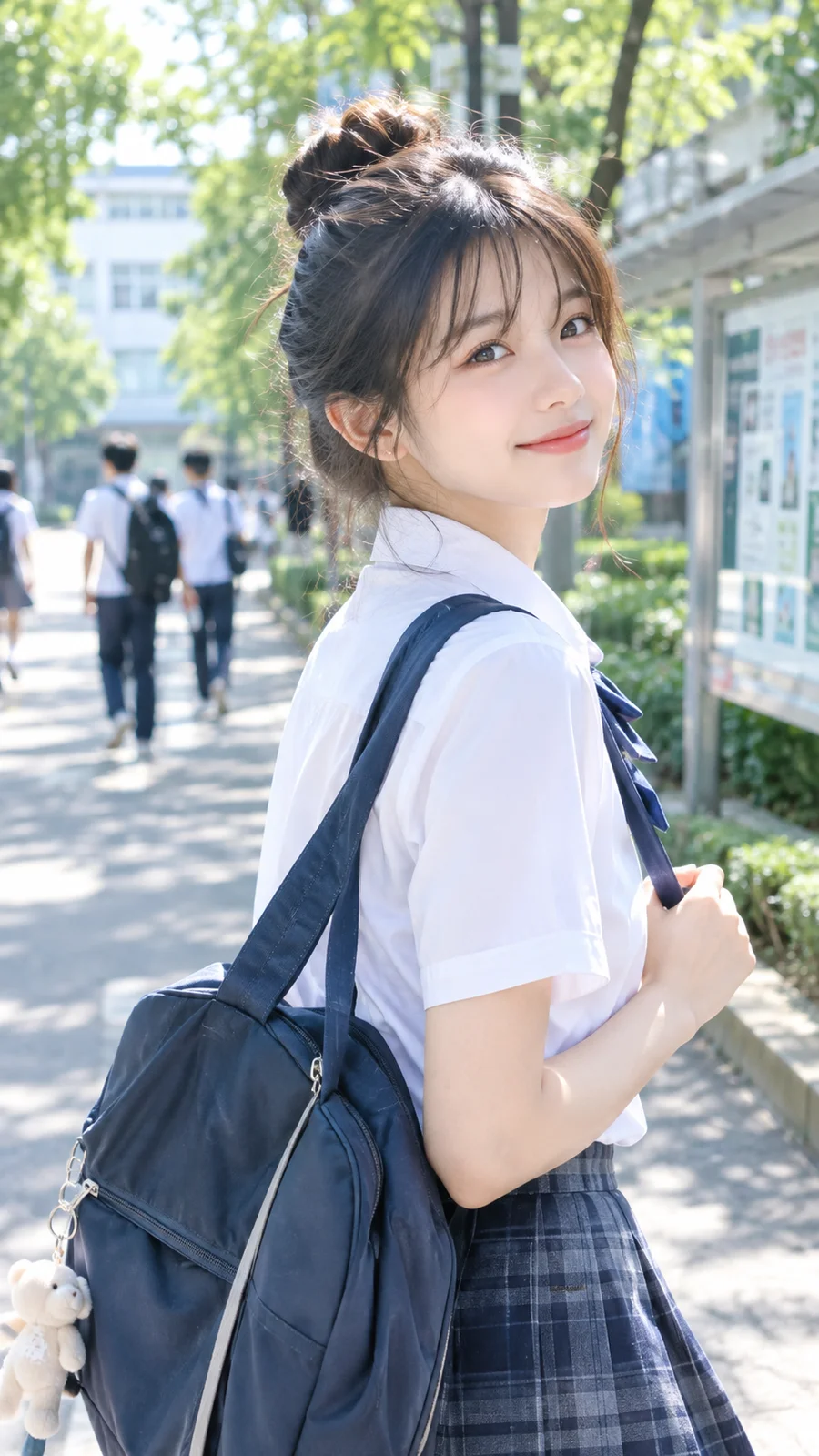 透明感あふれる日本の青春キャンパスポートレート - 6