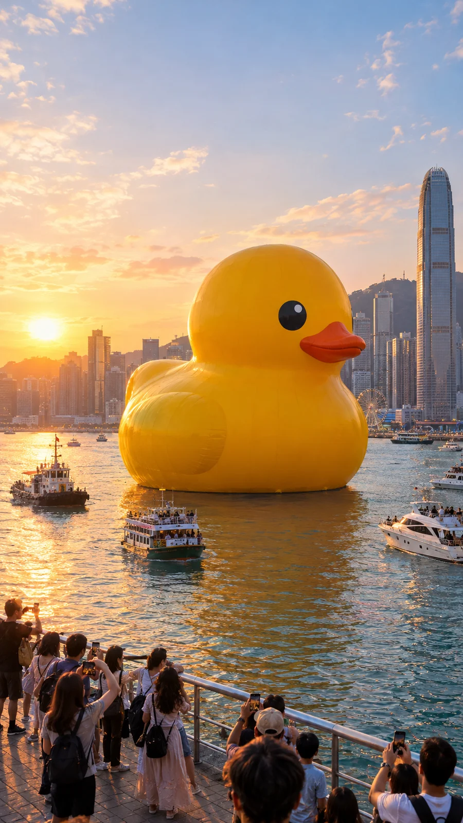 港に浮かぶ巨大ラバーダック - 5