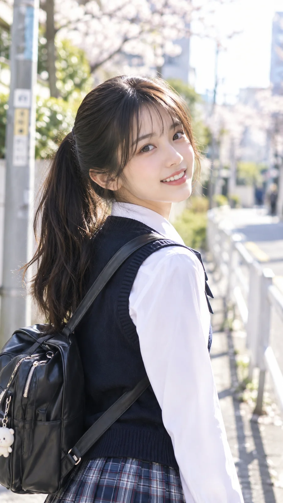 透明感あふれる日本の青春キャンパスポートレート - 2